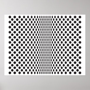 Op pricker B&W Poster