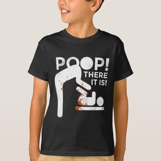 Op There It Is Mom Dad Baby Diaper Changing Funny  T Shirt (Framsida)