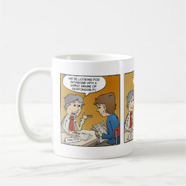 Op zoek naar iemand met veel verantwoordelijkheid kaffemugg