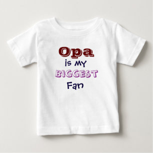 Opa är min största fläkt Infant Småbarn T-Shirt