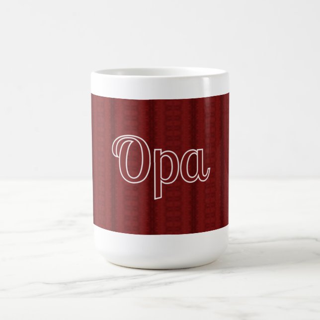 Opa Deep Red Kaffemugg (Center)