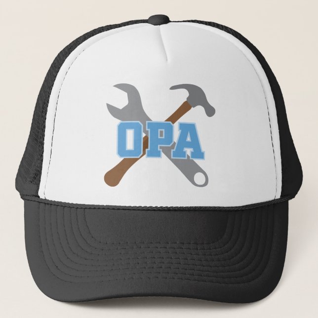 Opa Gift Idea Truckerkeps (Framsida)