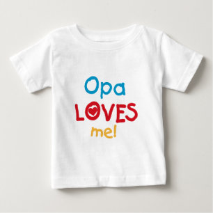 Opa Kärlek Me T-shirts och presenter