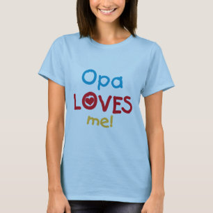 Opa Kärlek Me T-shirts och presenter