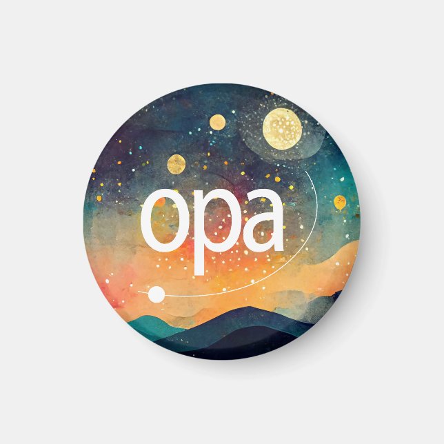 OPA Logotyp Magnet (Framsidan)