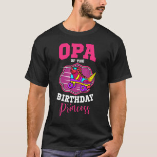 Opa prinsessan Roller Skates Bday Sk T Shirt