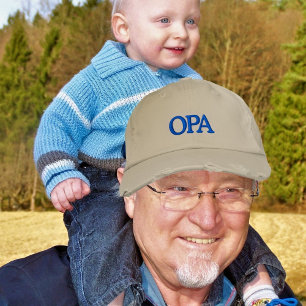 Opa - tyskt farfar Embroiderat Baseball Cap Broderad Keps