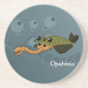 Opabinia- förhistoriskt djur underlägg sandsten