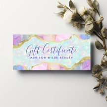 Opal Ädelsten Pastell Iridescent Presentkort