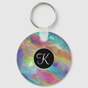 Opal Agate-nyckelkedja Nyckelring