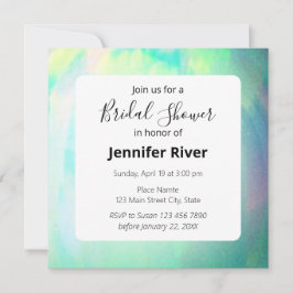 Opal Chic Elegant Modern Inbjudningar