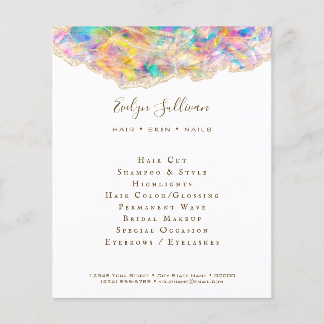 opal design flygblad (Framsidan)