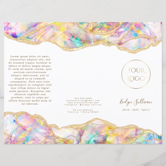 Opal designbroschyr (Framsida)