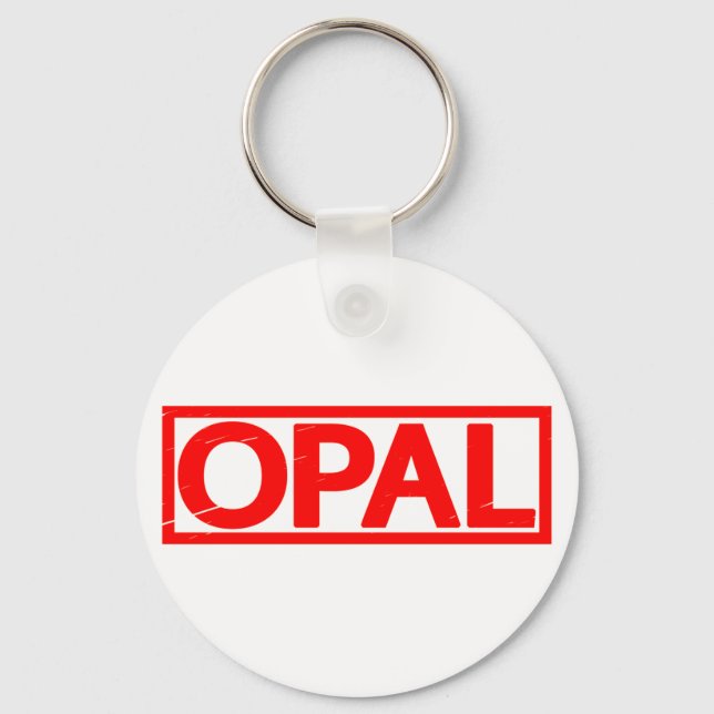Opal Frimärke Nyckelring (Framsida)