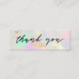 opal gemstone-rabattkort mini visitkort