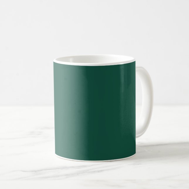 Opal Grönt Solid Färg Kaffemugg (Framsida höger)