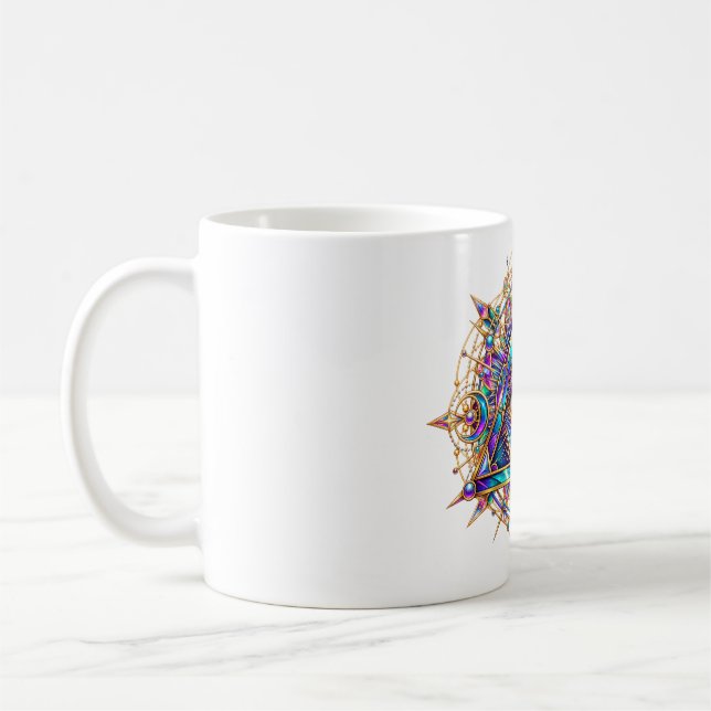 Opal Halo Ögon Kaffe Mugg (Vänster)