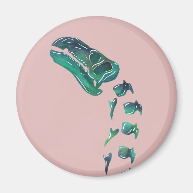 Opal Iguanodon Dinosaur Magnet (Framsidan)