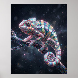 Opal Kameleont Holo Gren Poster