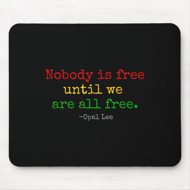 Opal Lee Junetelfte 1865 Black Independence Emanci Musmatta (Framsidan)
