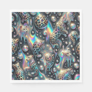 Opal Leopardyck Lyxservetter Pappersservett