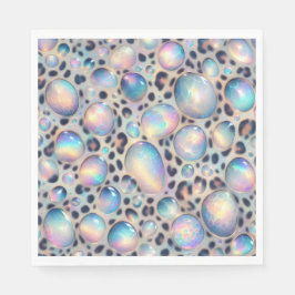Opal Leopardycktryck Lyxservetter Pappersservett