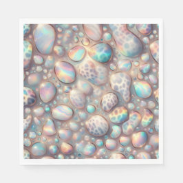 Opal Leopardycktryck Lyxservetter Pappersservett