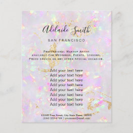 Opal Mineraldesign Flygblad