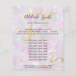 Opal Mineraldesign Flygblad