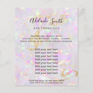 Opal Mineraldesign Flygblad