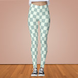 Opal och Honeydew Checkerboard Leggings<br><div class="desc">Opal och Honeydew Checkerboard</div>