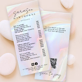 Opal Pris List HoloGrapcs Scan (genomsökning av  l Reklamkort