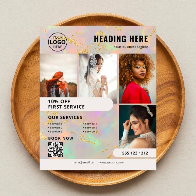 Opal Sten Foto Affärsmarknadsföring Flygblad (Skapare uppladdad)