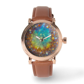Opal Stone Burst watch ansikte Armbandsur