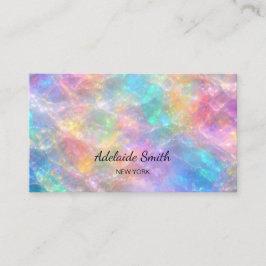 opal stone business card visitkort