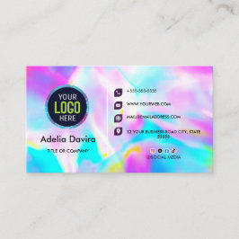 Opal Stone Luxury Business Card Design Visitkort