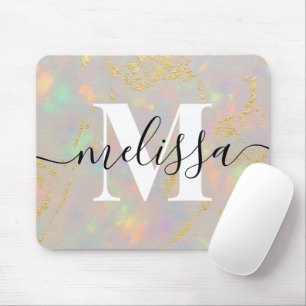 Opal Stone Monogram Calligraphy Musmatta