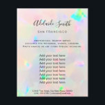 opal struktur flygblad<br><div class="desc">skönhetssalon professionell makeup artist fluor</div>