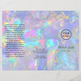 opal trifold broschyr