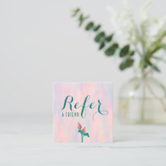 Opalescent Pastel Lotus Flower Massage Therapist Rabattkort