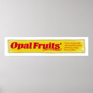 Opalfruktaffisch Poster