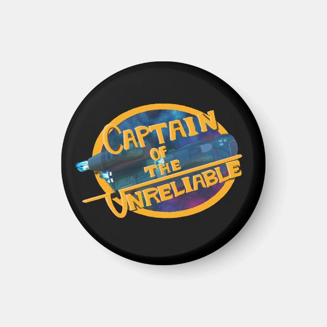 Opålitlig kapten magnet (Framsidan)