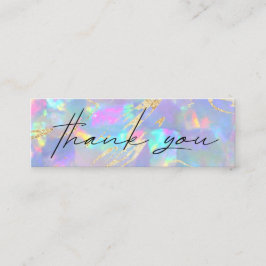 opalsten Tack för ditt lilla affärskort Mini Visitkort