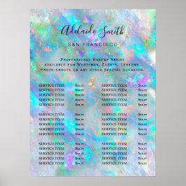 opalt designs prislista affisch