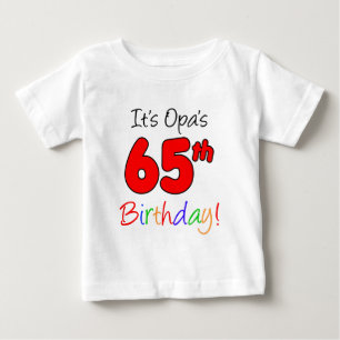 Opas 65efödelsedag tröja