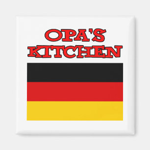Opa's kök Farfar tyska flaggan Magnet