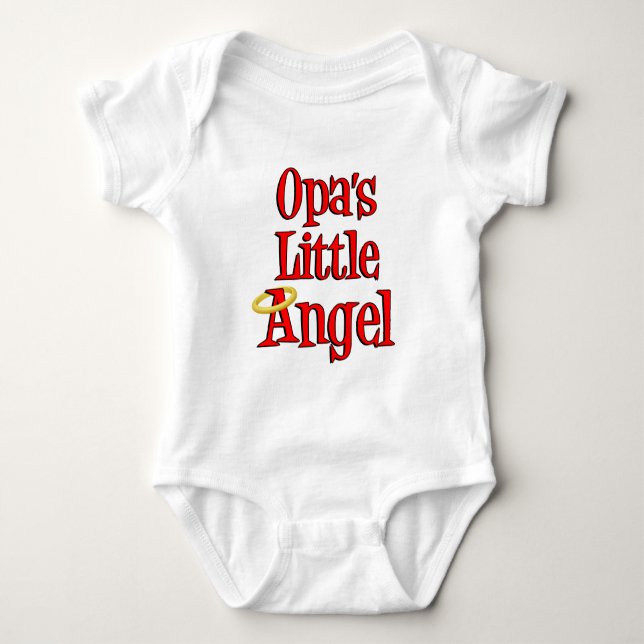 Opa's Little Angel T-shirt (Framsida)