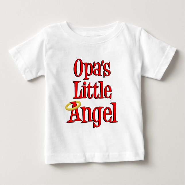 Opa's Little Angel T-shirt (Framsida)