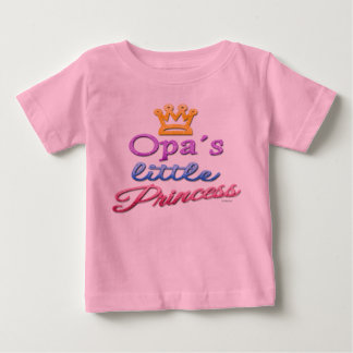 Opa's Little Princess Baby Småbarn T-Shirt