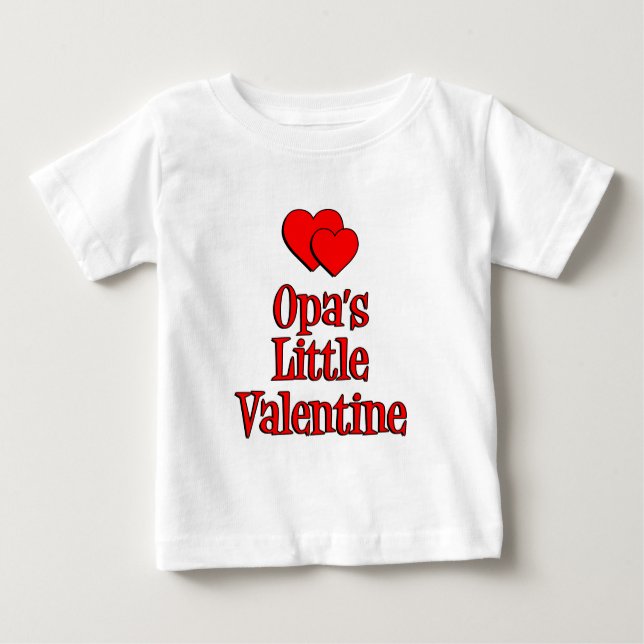 Opa's Little Valentine Tee Shirt (Framsida)
